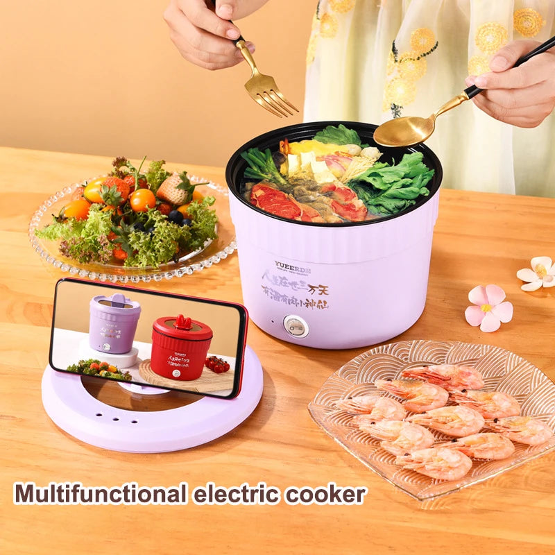 1.2L Mini Electric Hot Pot Household Multifunctional Electric Cooking Pot