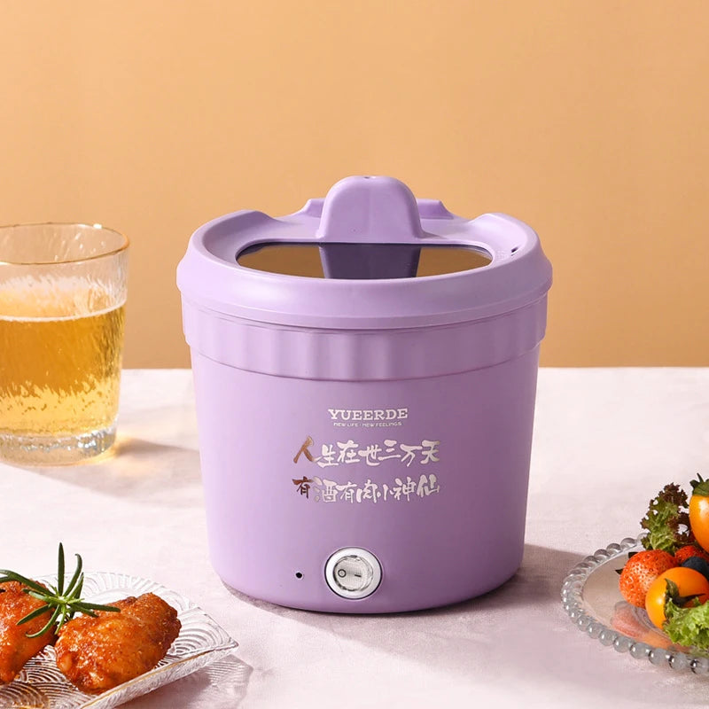 1.2L Mini Electric Hot Pot Household Multifunctional Electric Cooking Pot