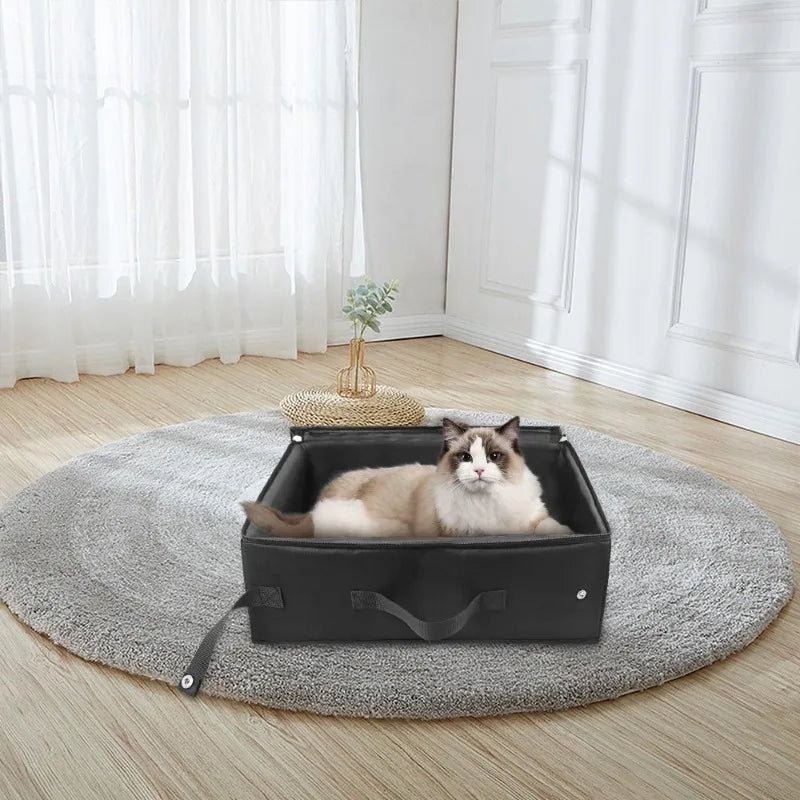 Outdoor Foldable Pet Litter Box Portable Folding Travel Folding Potty Waterproof