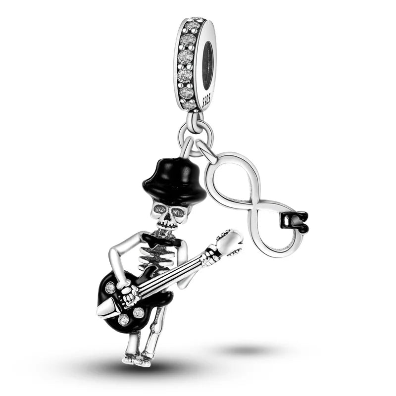 925 Silver Halloween Boutique Pendant Fit Original Bracelet Charm Necklace
