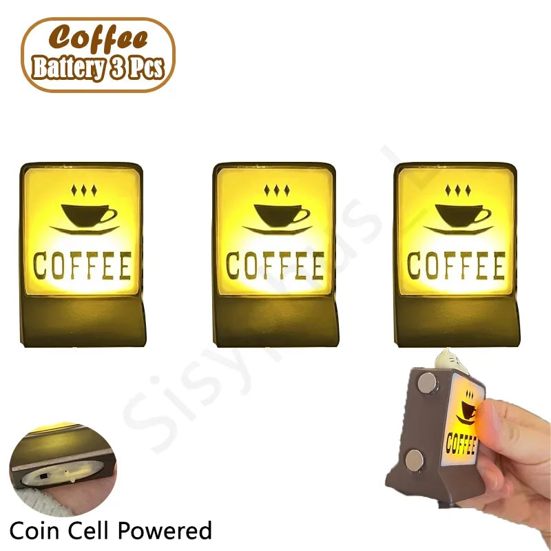 6 Styles 711 Store Light Sign Coffee Shop Magnetic Refrigerator Stickers