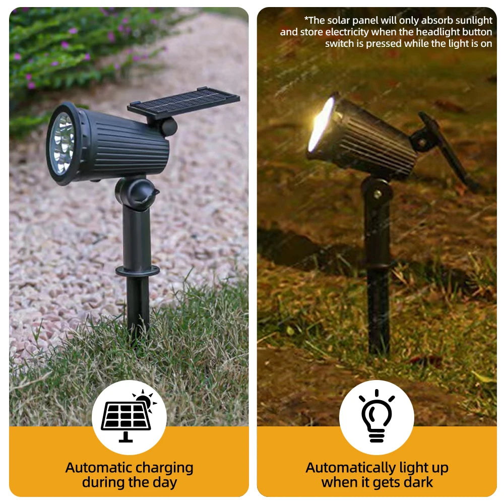 Solar Lights Outdoor Garden Powered Wall Lamp Waterproof Motion Sensor Light
