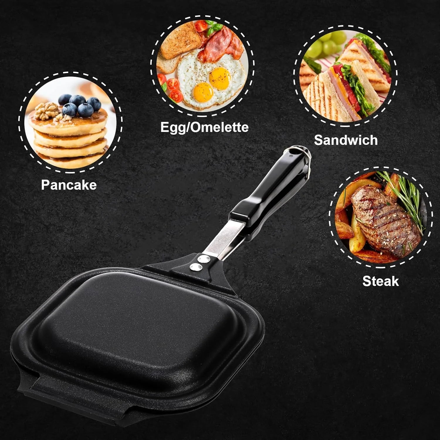Non-Stick Hot Sandwich Maker