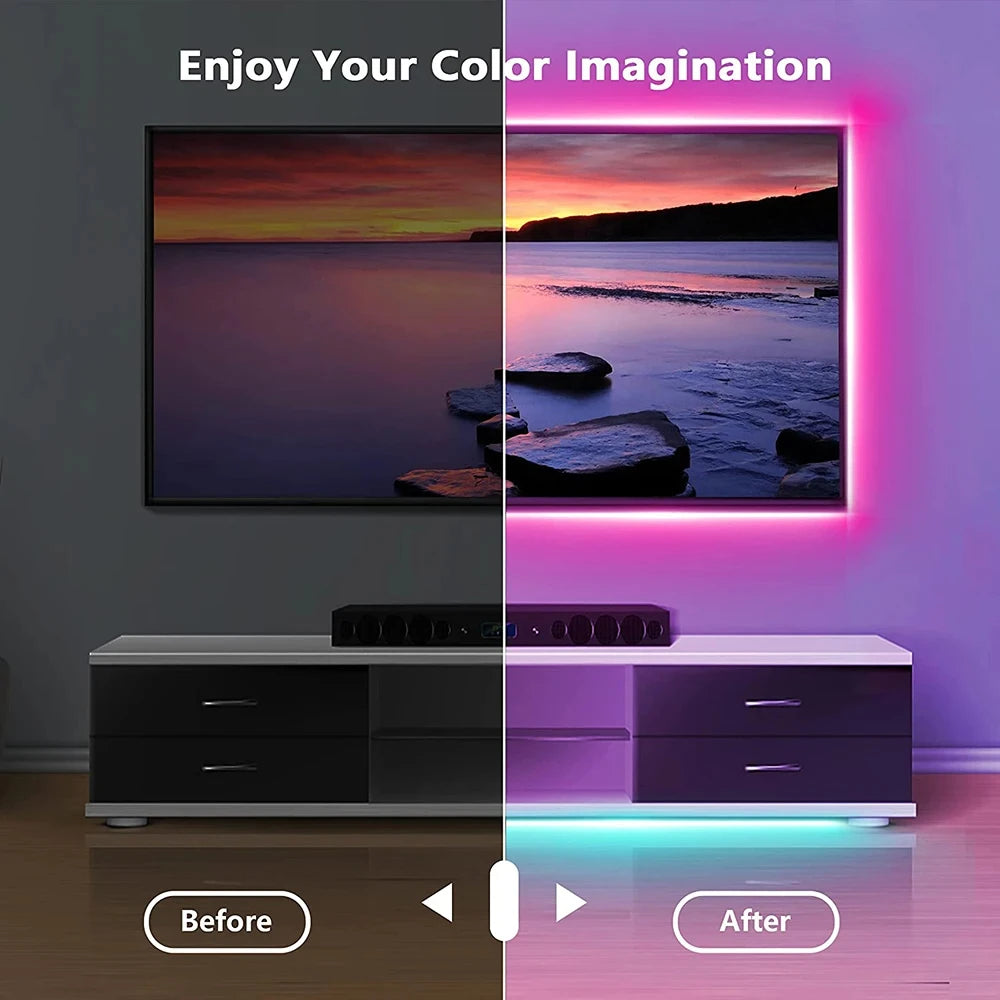 Bluetooth LED Strip Lights Smart SMD 5050 APP