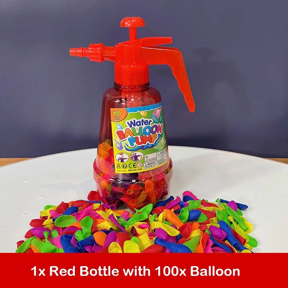 Outdoor Activities Air Water Bomb Balloon Pump Automatic Sealing Water Toy