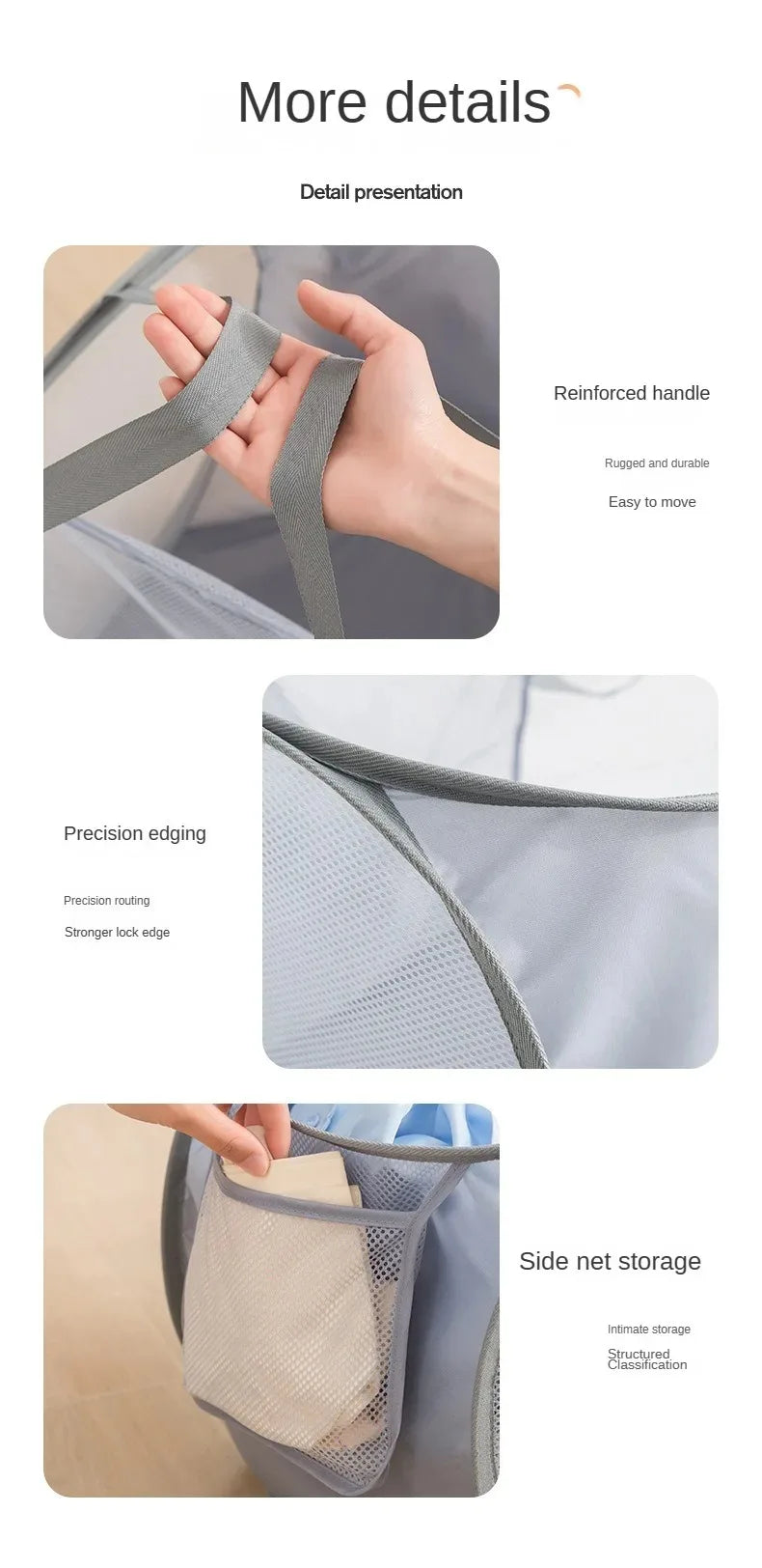 Foldable Mesh Storage Basket