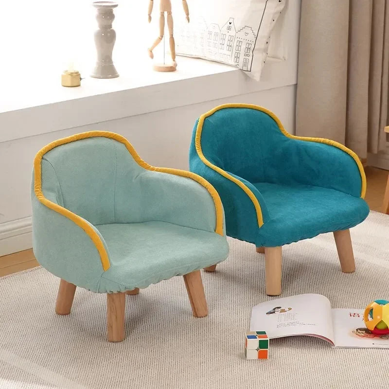 Children's small sofa chair, single person reading corner, reading lazy room backrest seat
