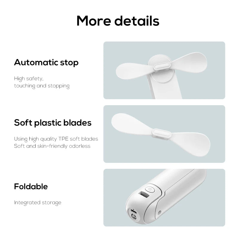 Multifunction Handheld Mini Electric Fan