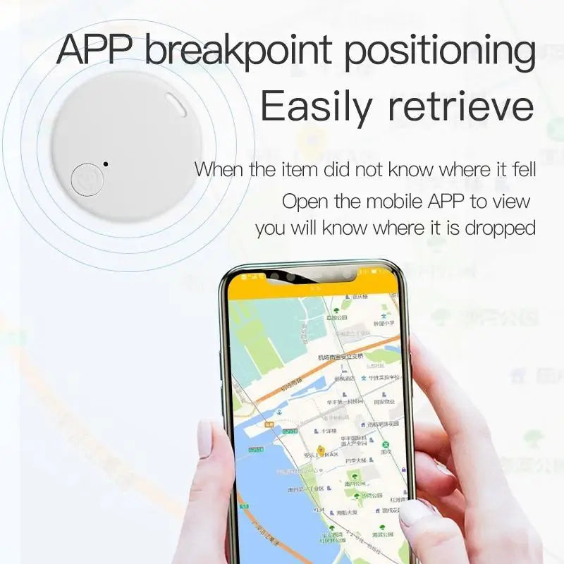 Mini GPS Locator AntiLost Alarm Wallet Keychain Bluetooth-Compatible Tracer