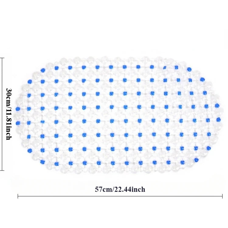 PVC Anti-Skid Bath Mat with Suction Cups