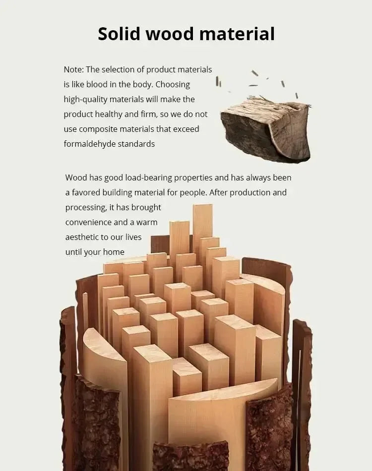 Bilayer Wooden Storage Shelf