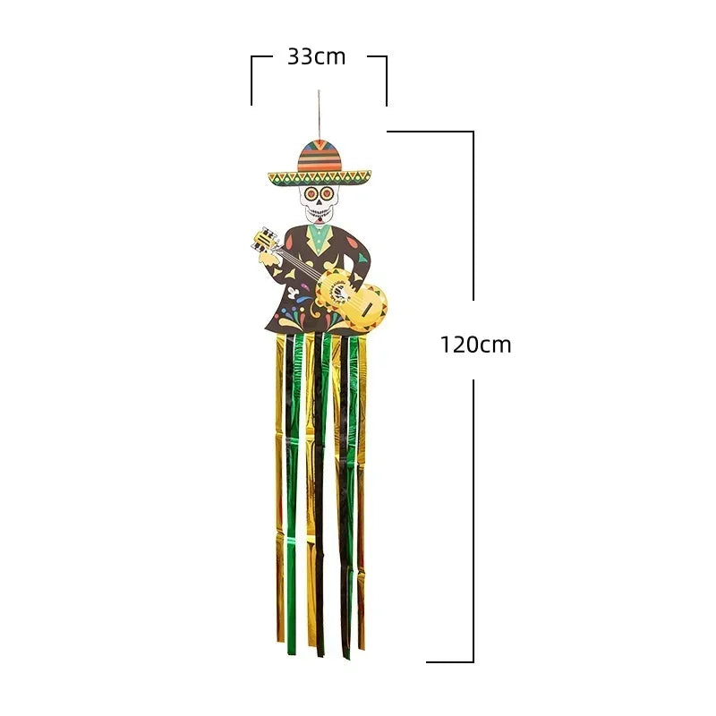 Halloween Crashing Witch Into Tree Outdoor Decoration Classic Flying Witch Pendant