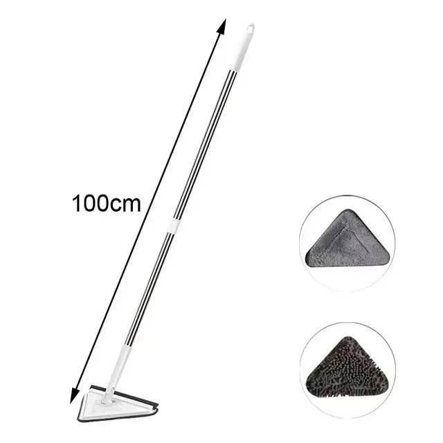 Rotatable Telescopic Triangle Mop 360° Spin Squeeze For Home Floor Ceiling