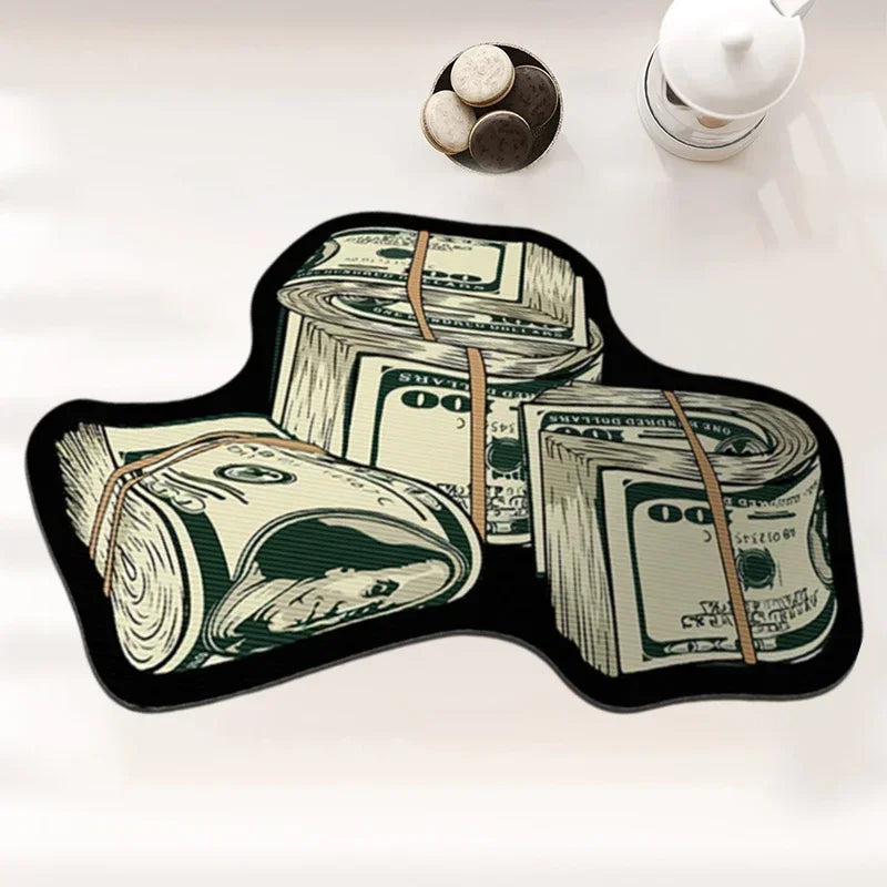 VIKAMA Upgraded Dollar Simulated Money Carpet