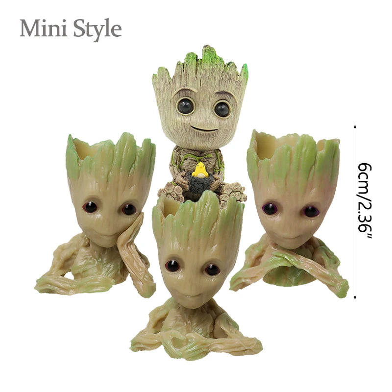 Office Desktop Display Cartoon Groot Figurines Handicrafts Decor