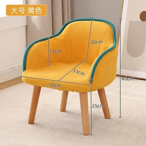 Children's small sofa chair, single person reading corner, reading lazy room backrest seat
