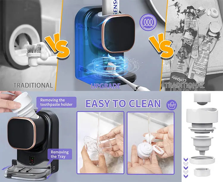 3-Mode Smart Toothpaste Dispenser