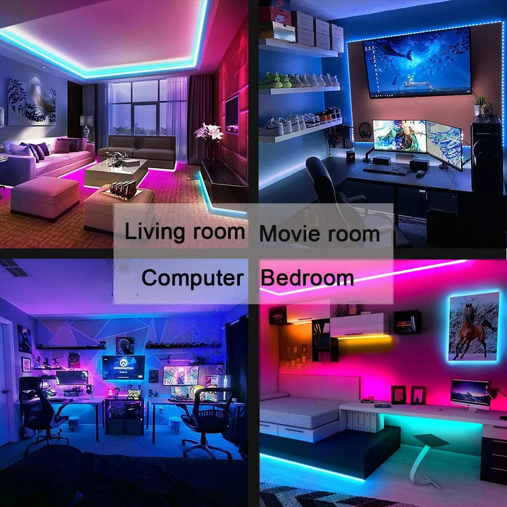 Bluetooth LED Strip Lights Smart SMD 5050 APP