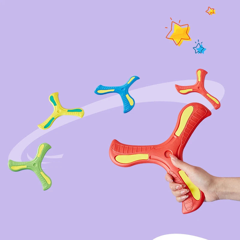 Boomerang Soft Three-leaf Cross Adult-kids Interactive Outdoor Toy