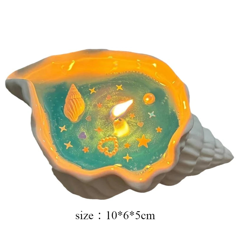 Ocean Wind Aroma Candle Atmosphere Fragrance Shell Sea Star Candle