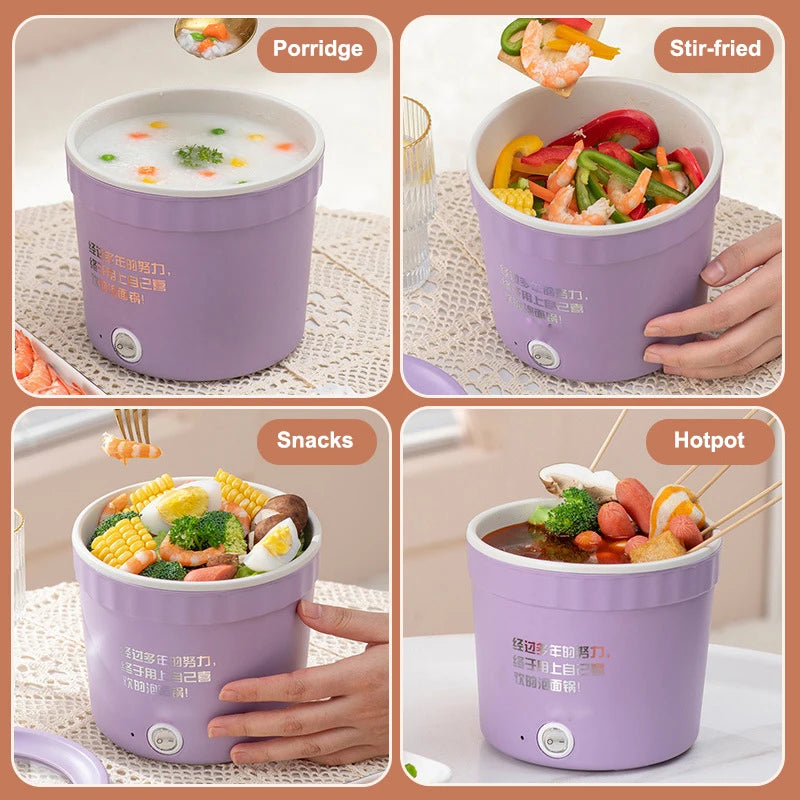 1.2L Mini Electric Hot Pot Household Multifunctional Electric Cooking Pot