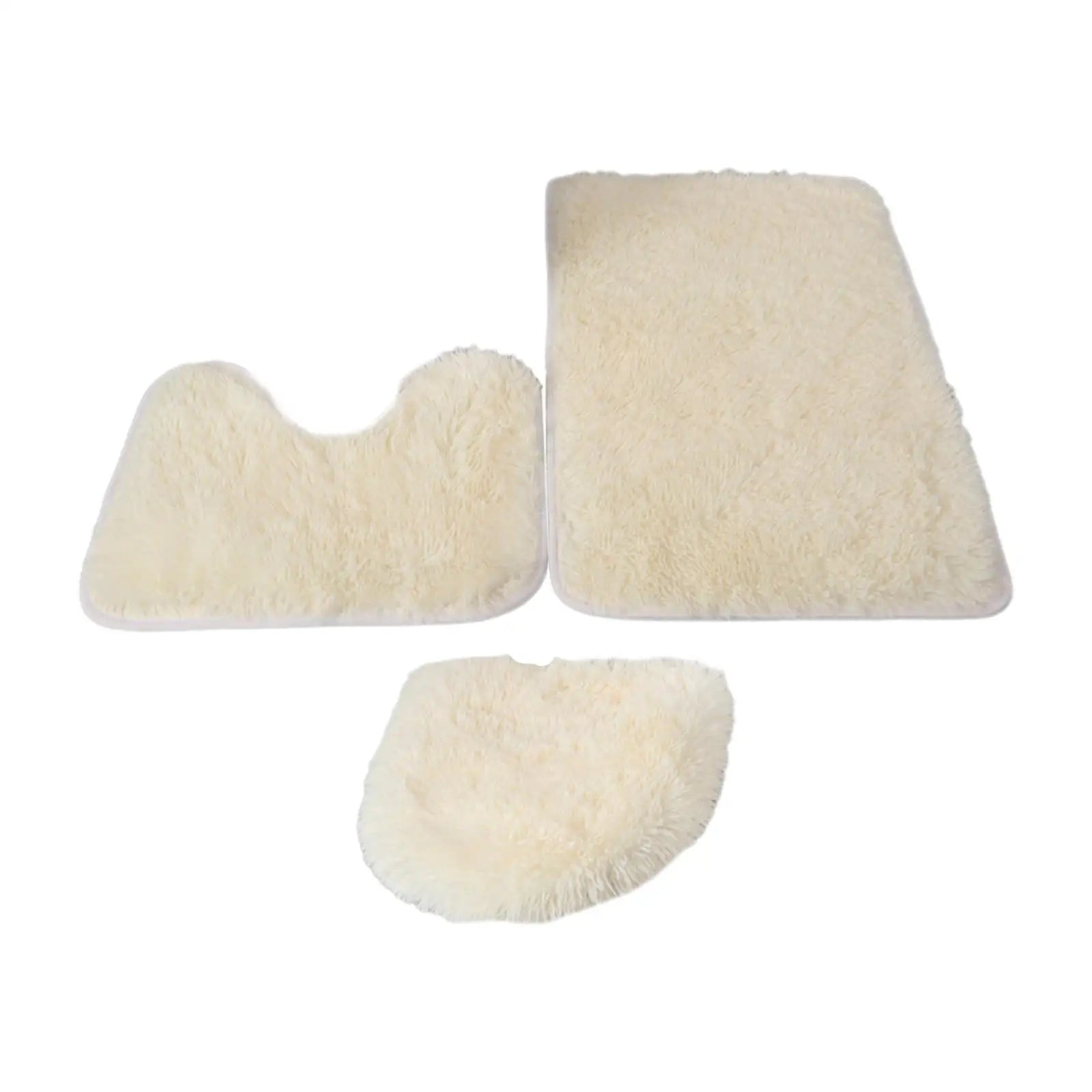 3-Piece Bathroom Rug Set