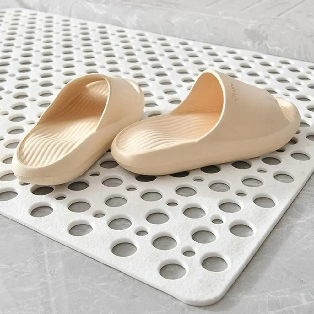 Non-Slip Bath Mat with Drain Holes