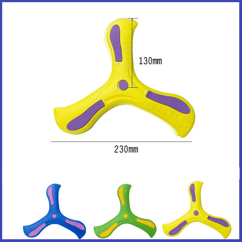 Boomerang Soft Three-leaf Cross Adult-kids Interactive Outdoor Toy