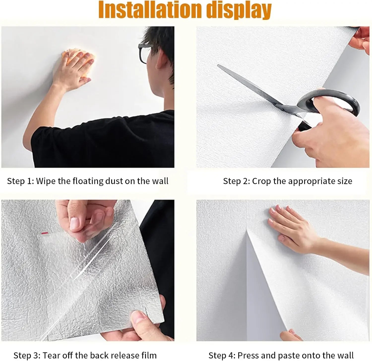 3D Self-Adhesive Linen Wallpaper