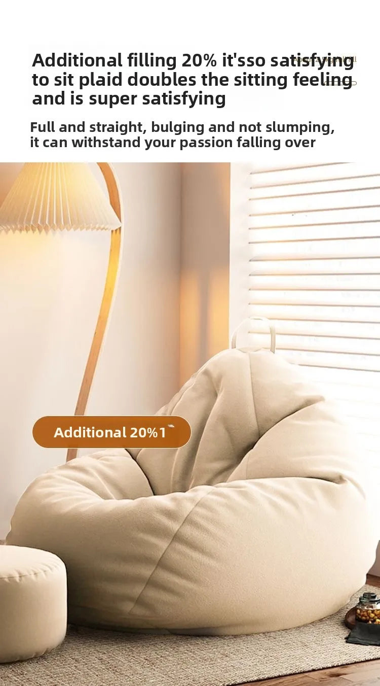 Lazy Sofa Bean Bag Tatami Living Room Recliner Small Apartment Leisure Chair