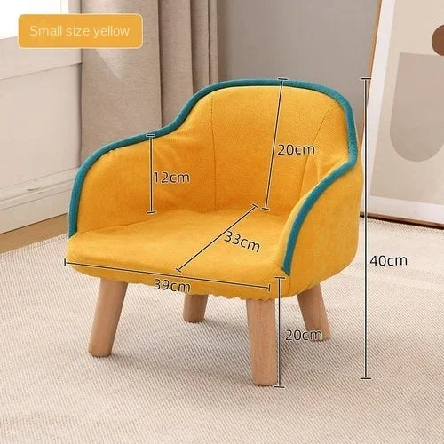 Children's small sofa chair, single person reading corner, reading lazy room backrest seat
