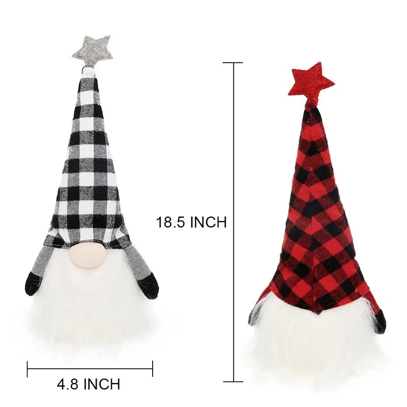 20/30cm LED Faceless Doll Elf Gnome with Lights Festive Decoration Home Navidad Gift