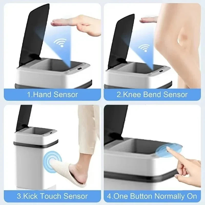Smart Trashbin Automatic Sensor Large Capacity Touchless for Home