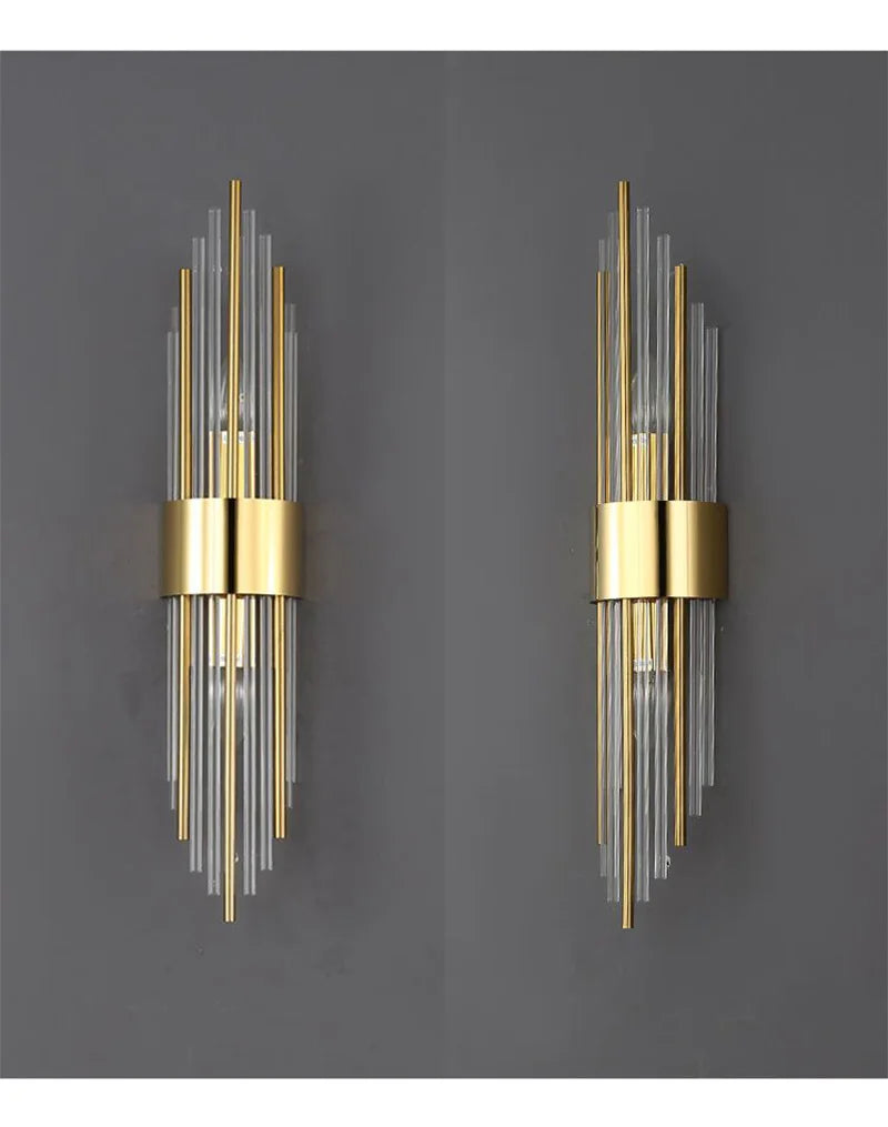 Luxury Wall Lamp Modern LED Gold Wall Light Indoor Lighting Wall Sconce Home Decoration