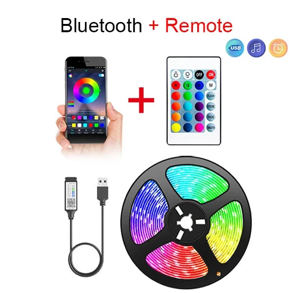 Bluetooth LED Strip Lights Smart SMD 5050 APP