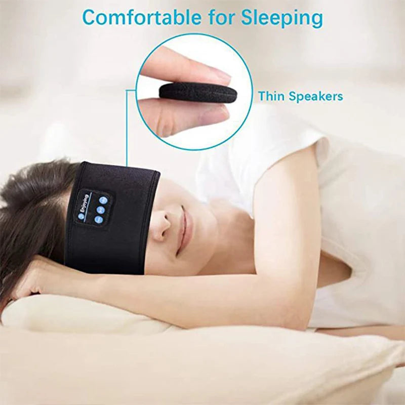 Bluetooth Earphones for Sports, Sleeping Headband Elastic Wireless Headphones