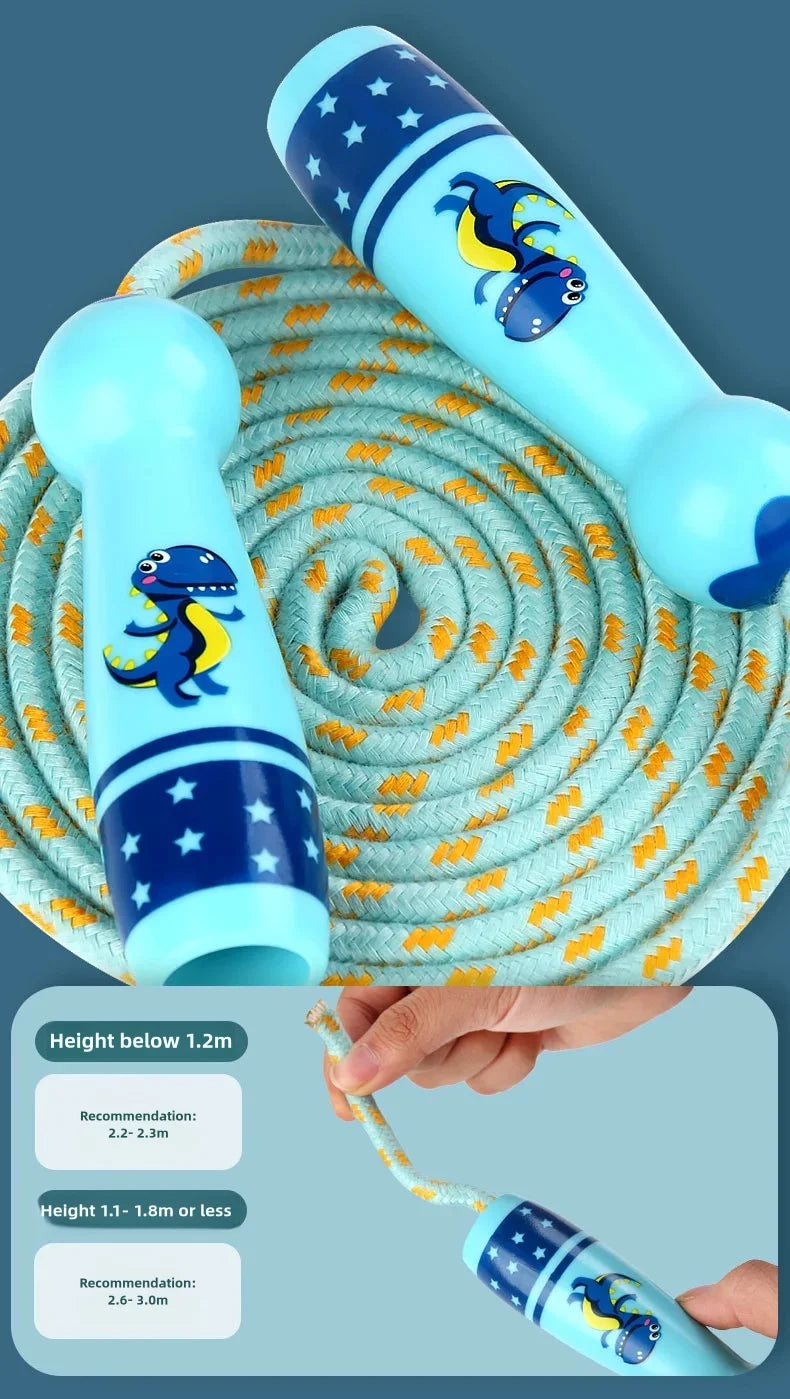 Children's Adjustable Cotton Jump Ropes for Outdoor Sports Toy