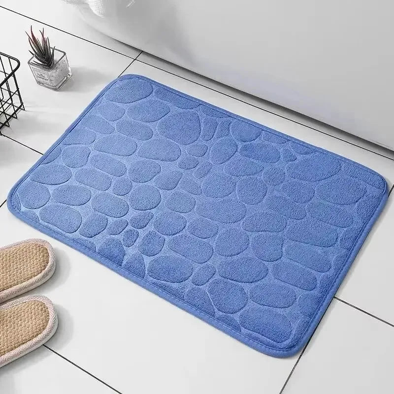 Memory Foam Embossed Velvet Carpet Mat