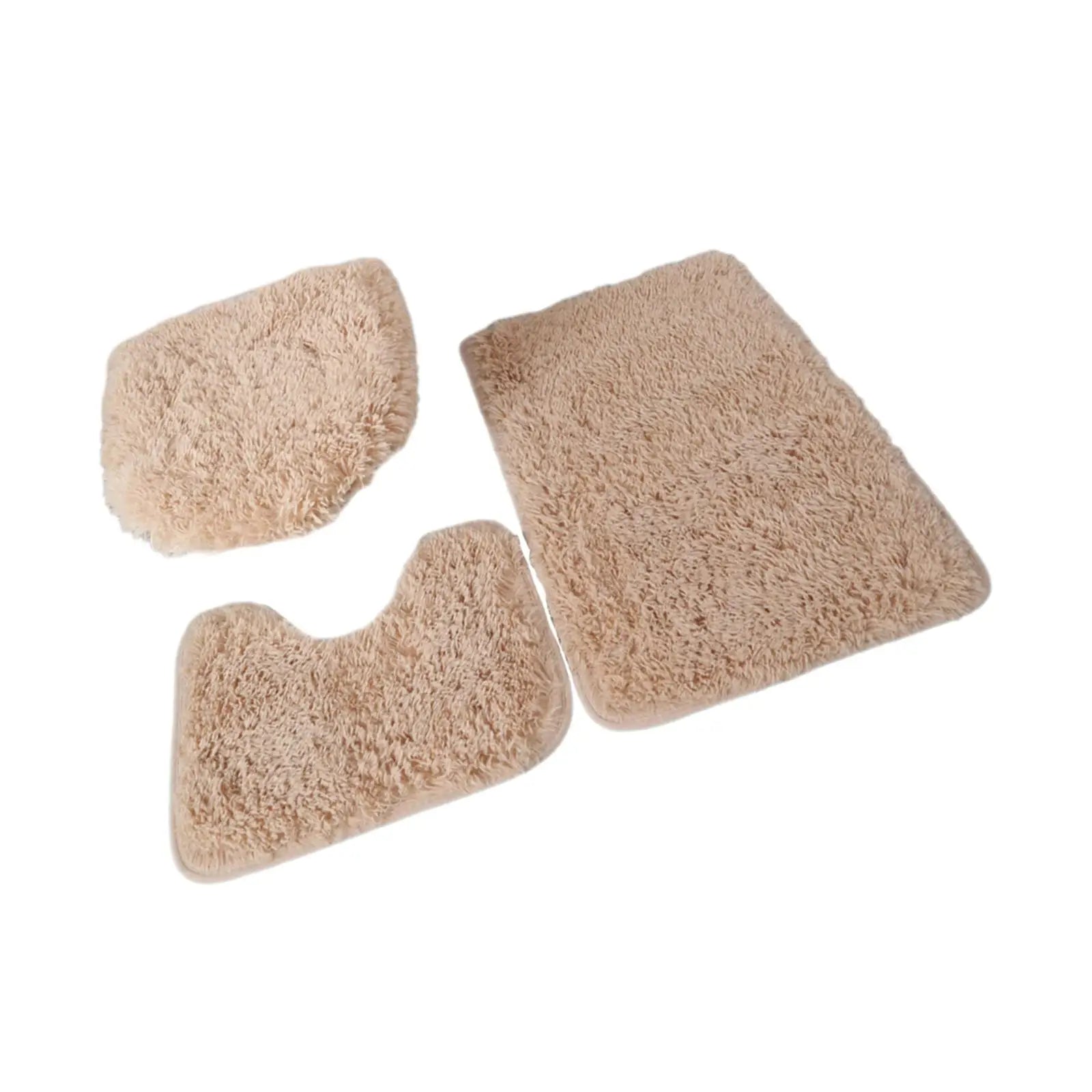 3-Piece Bathroom Rug Set