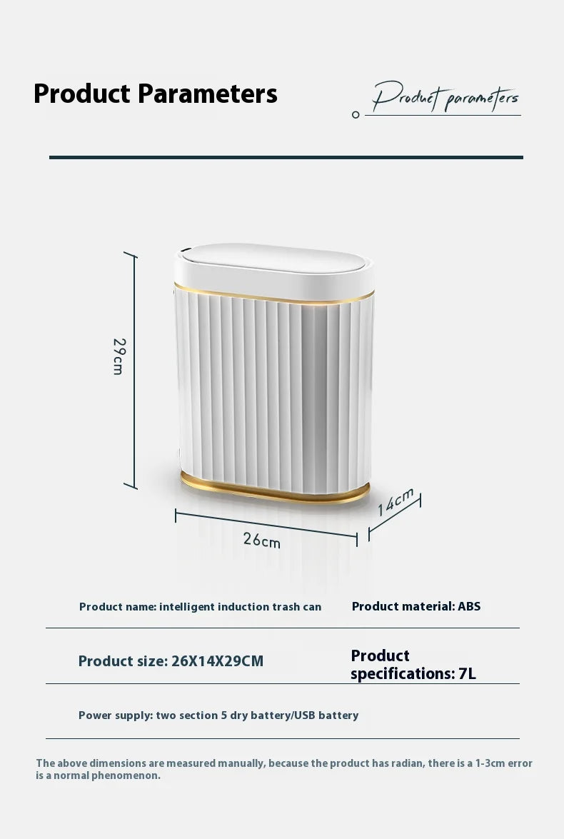 7L Smart Sensor Trash Bin
