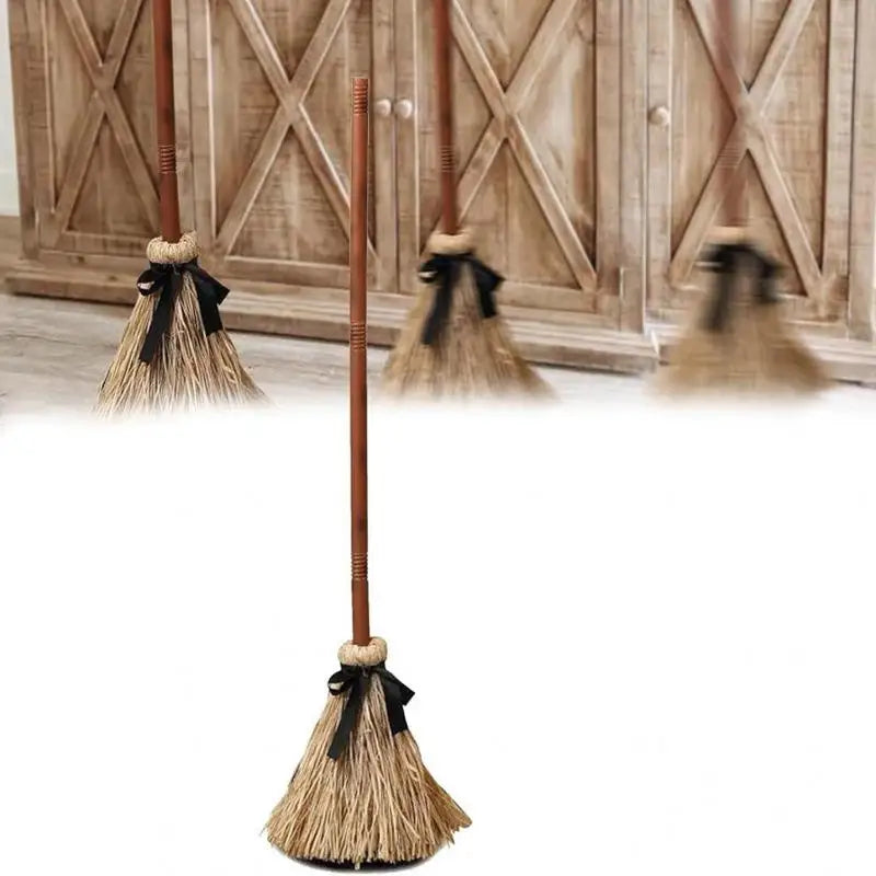 Halloween Floating Witch's Broom–haunted Festive Decorations With Ghost Sounds