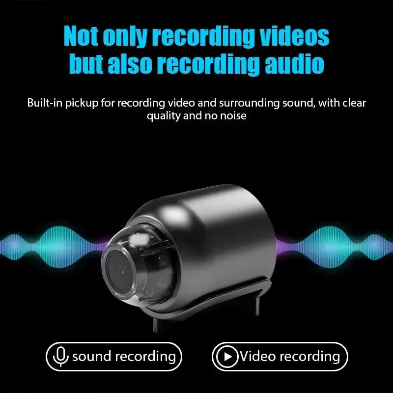 Mini X5 Camera Wireless 1080P Surveillance Video Cam Night Vision Motion Detect