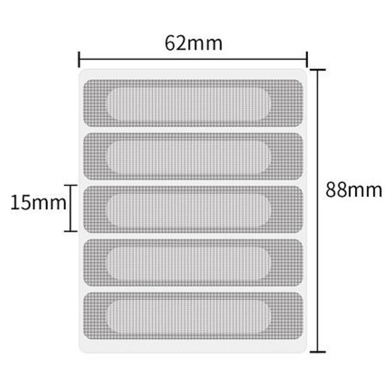 1/5/10 pcs Window Screen Patch Exhaust Door Drainage Hole Anti-mosquito Mesh Screen