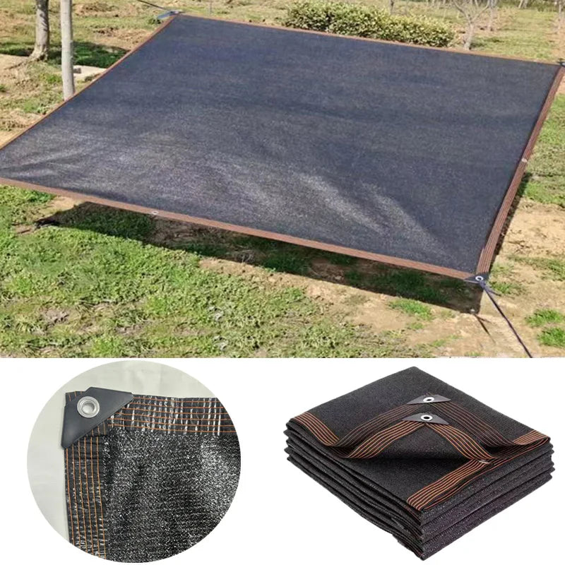 12PIN Sunshade Net Shading 70~80% Greenhouse Cover Mesh Fence Screen