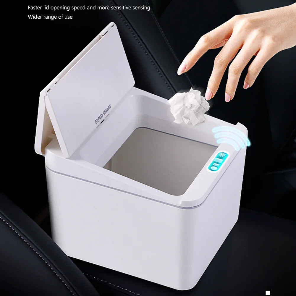 Automatic Smart Trash Can with Lid 4L Garbage Bin Battery/Rechargeable