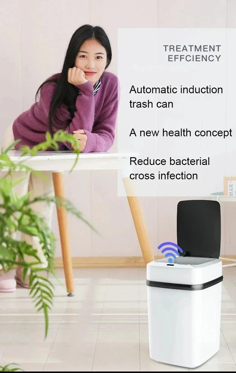 Smart Trashbin Automatic Sensor Large Capacity Touchless for Home