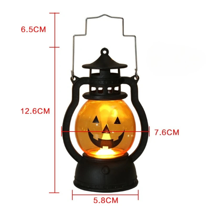 Halloween Small Oil Lamp Toy with Various Expressions LED Electronic Lamp