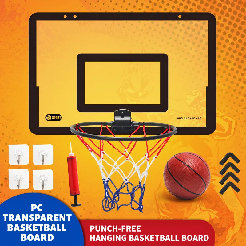 Children's wall mounted silent non porous foldable basketball stand