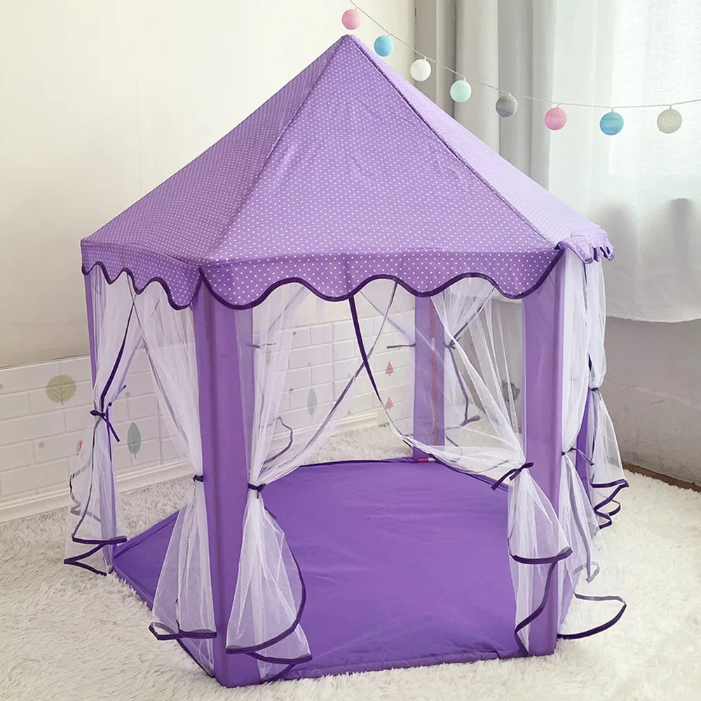 Baby Tent Portable Folding Prince Princess Tent Children Castle Play House
