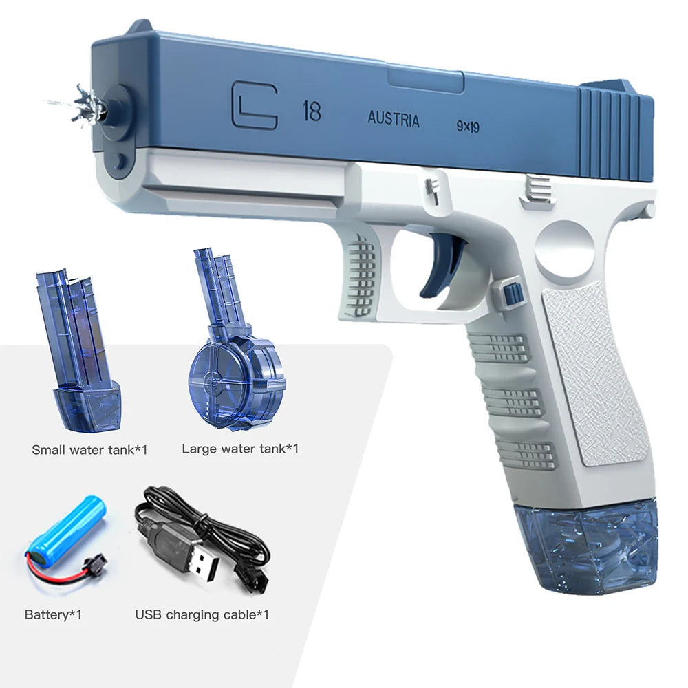 New Water Gun Electric M416 Pistol Shooting Toy Full Automatic